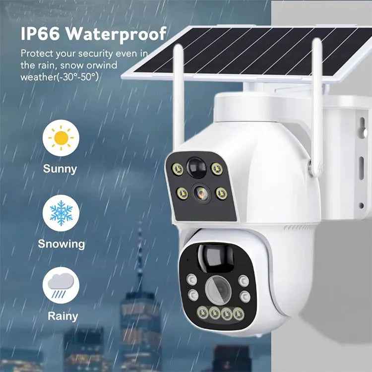 4G Outdoor PTz Solar Camera
